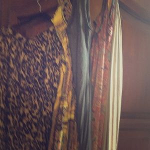 4 long summer dresses and 1 long skirt